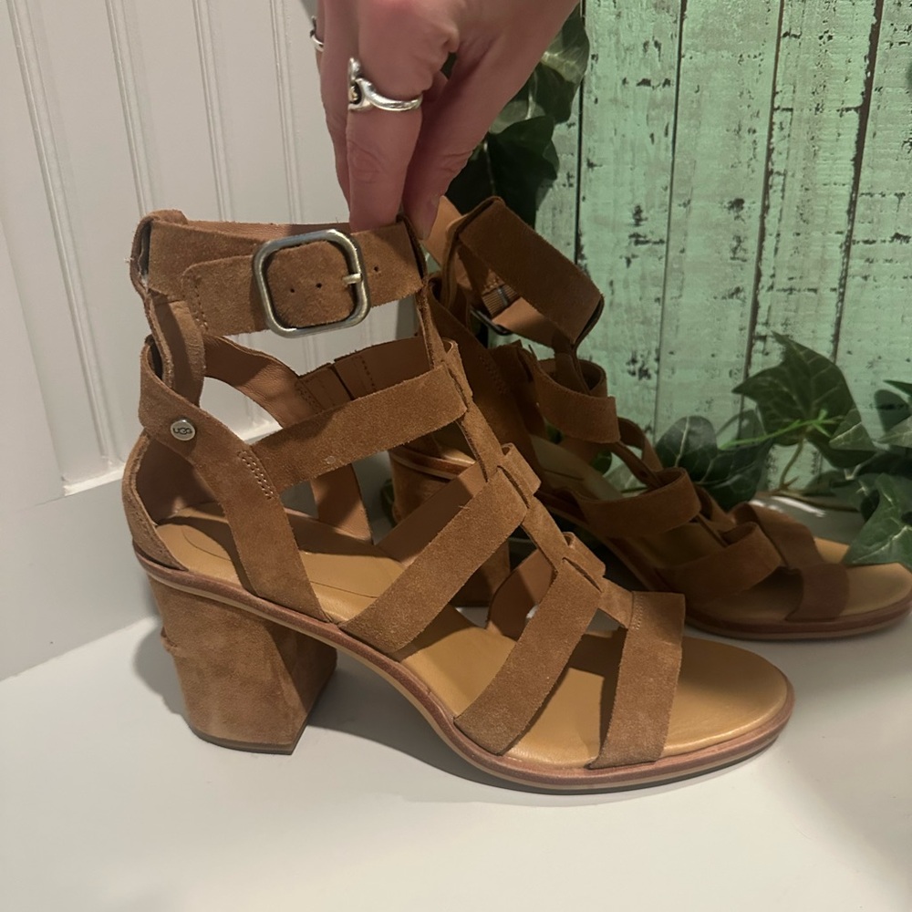 UGG® - Macayla Leather Heeled Sandal - Size 11 - *Never Worn!*
